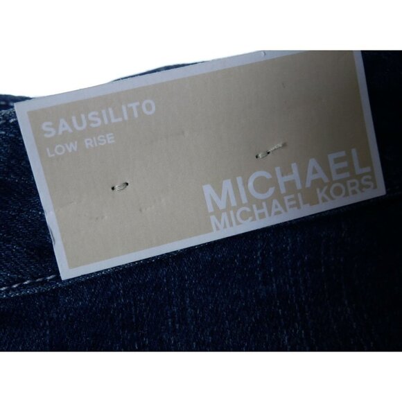 NWT Vintage Michael Kors Jeweled Flare Jeans Blue 14 - Picture 5 of 5